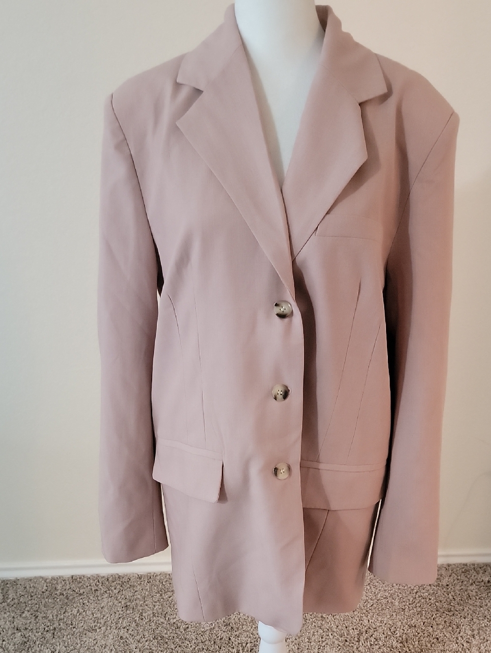 Commense Dusty Rose Blazer Small